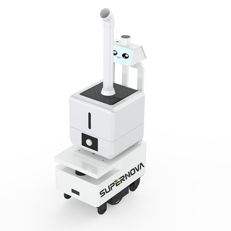 Nuova tecnologia Spray atomizzatore Antiepidemia Aria Refresh Disinfezione Robot sterilizzatore spray artificiale intelligente